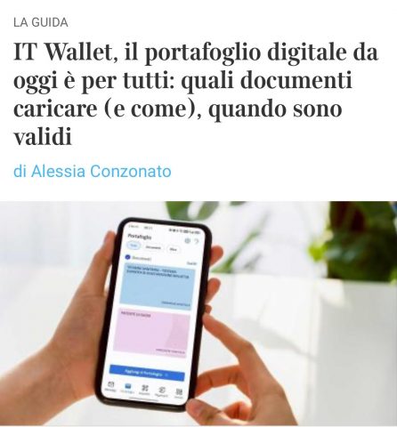 itWallet oggi è per tutti